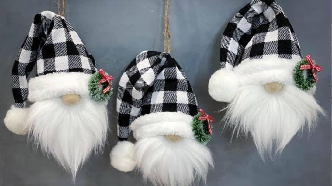 DIY Scented Pinecone Gnome Ornament