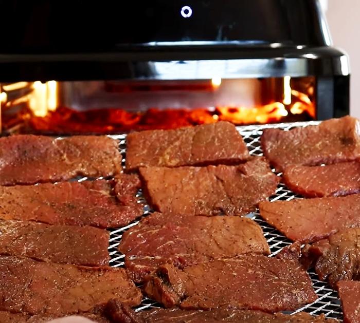 Dehydrate and Air Fry Beef Jerky - Jerky Recipes - Snack Recipes - Meat Recipes