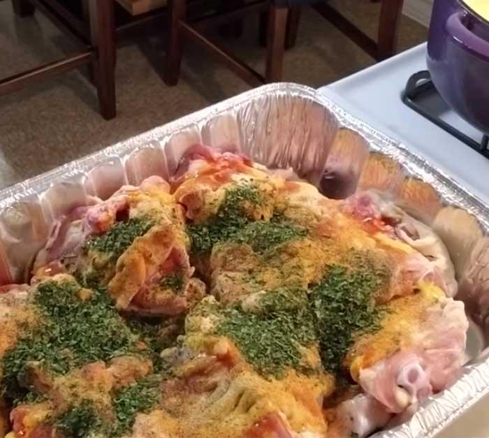 Marinate the Chicken - Mustard Chicken