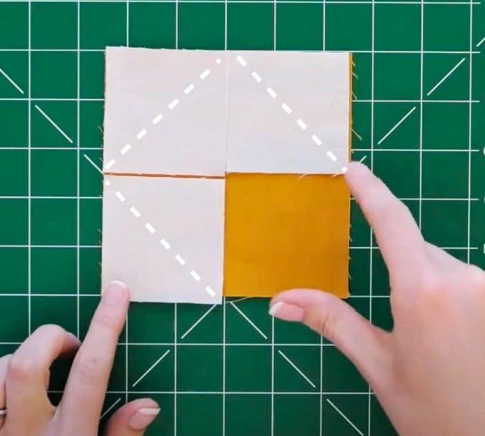 Easy Dizzy Daisy Quilt Block Materials