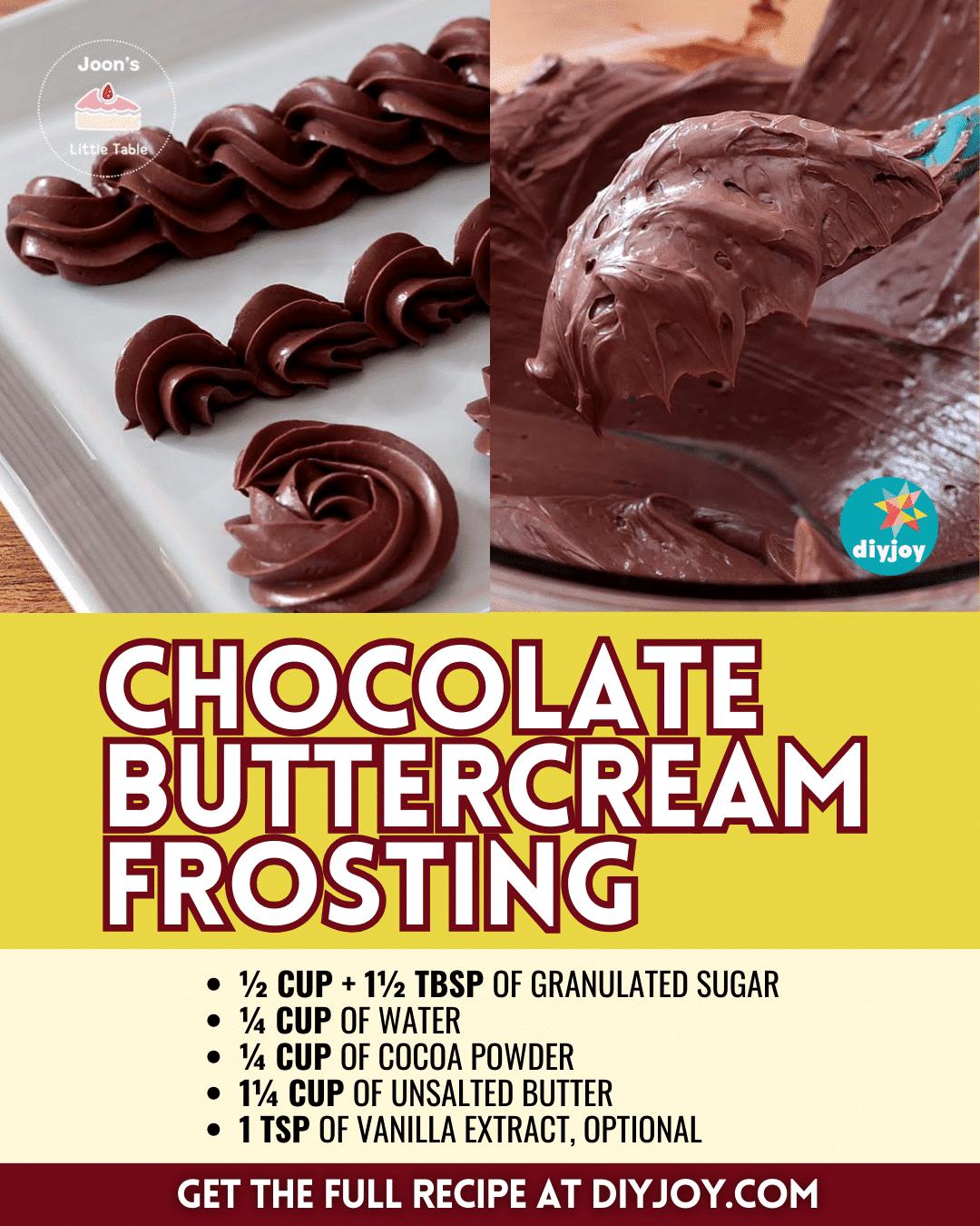 5-Ingredient Chocolate Buttercream Frosting Recipe