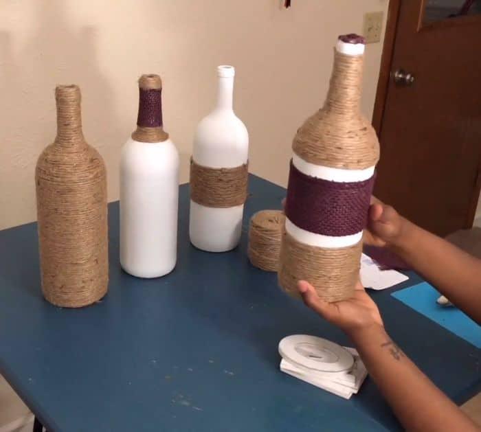 DIY Wine Bottle Home Decor Materials