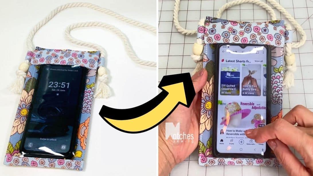 How to Make a DIY Handmade Clear Phone Sling Pouch