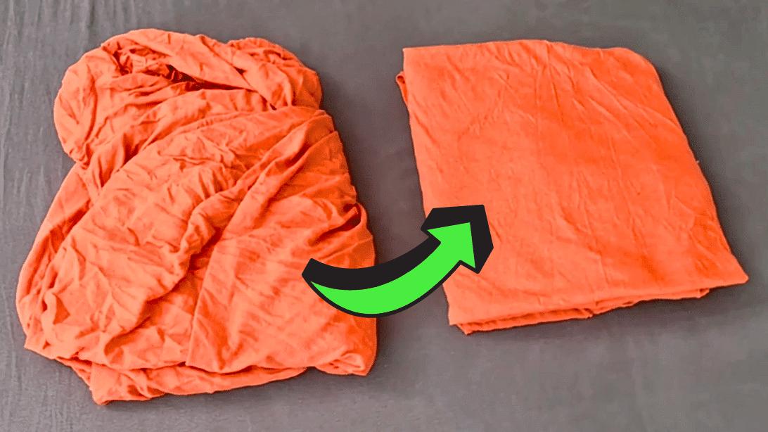 How to Fold a Bed Sheet in 12 Seconds
