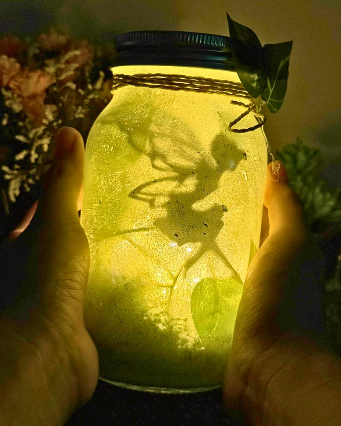 Fairy Jar Lamp — these crafts went viral!