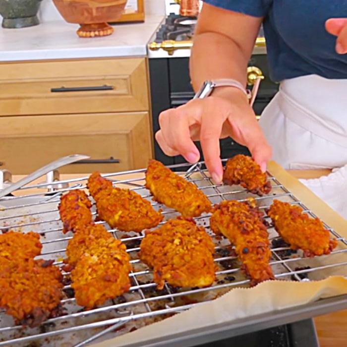 Pretzel Chicken Fingers Recipe - How To Make Chicken Fingers - Easy Snack Ideas