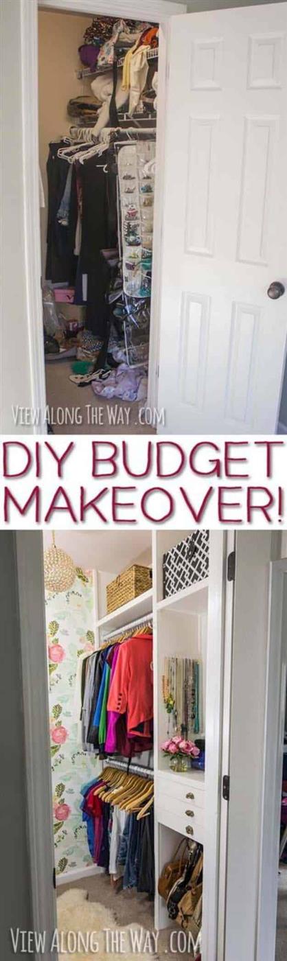 Girly-Glam Closet Makeover, a simple idea that makes a real difference and handy for your next project