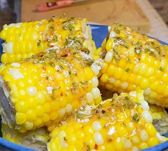 Easy Mexican Corn with Cowboy Butter Sauce Recipe