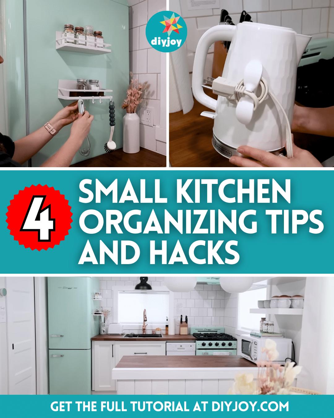 4 Small Kitchen Organizing Tips And Hacks