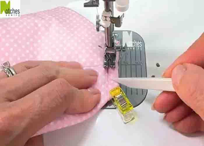 Method 2 of how to do a double fold binding end