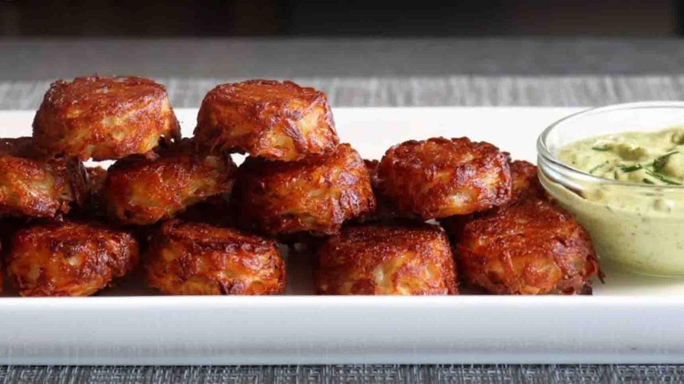 Crispy Potato Pancake Poppers Recipe