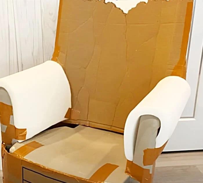 DIY Throne Chair - Remake Plastic Garden Furniture - Home Decor Ideas