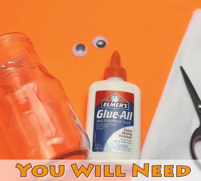 Easy to Make Upcycled DIY Mummy Glow Jar