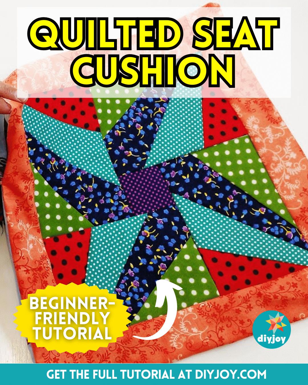 Easy Quilted Seat Cushion Tutorial