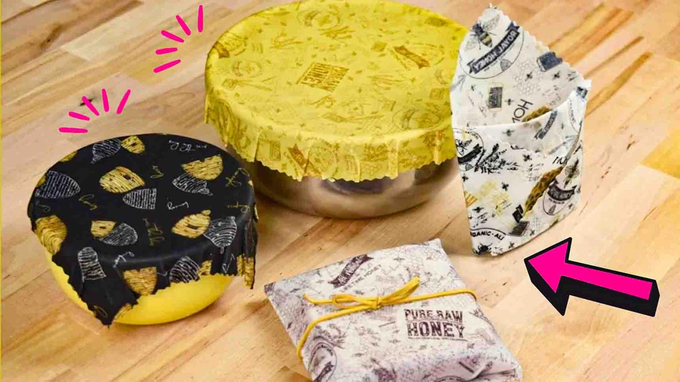 5-Minute DIY Beeswax Fabric Wraps