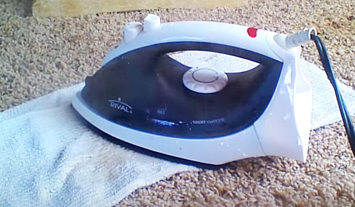 How To Clean Carpet With A Steam Iron