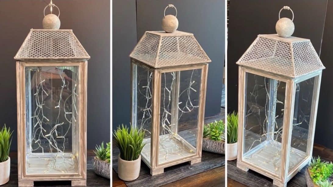 Easy DIY Dollar Tree Lantern Tutorial