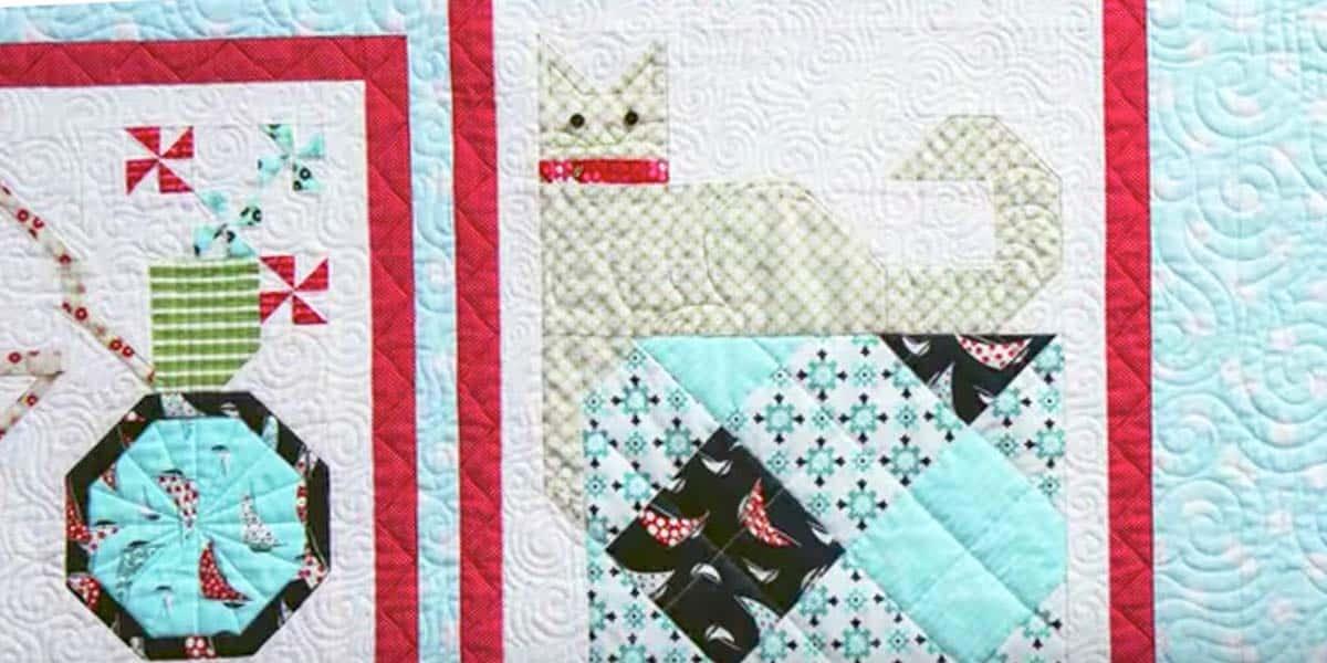 Piece A Cat Into A Quilt Block With This “Snapshots” Quilting Idea