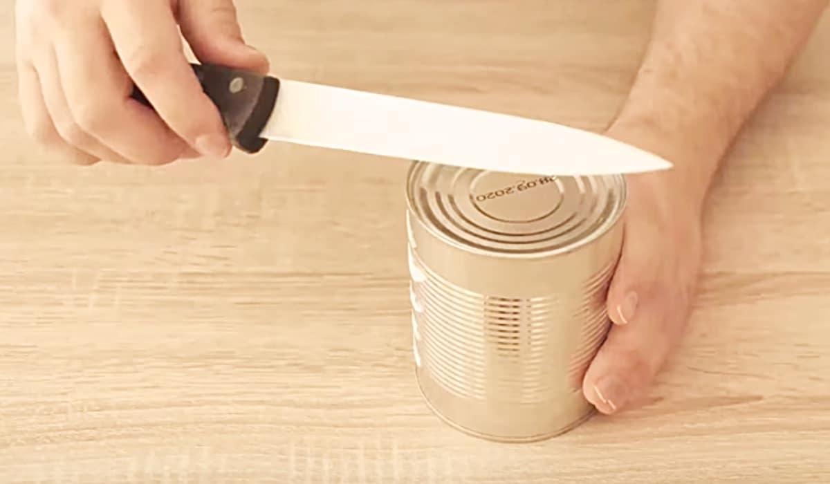 How To Open A Can Without A Can Opener