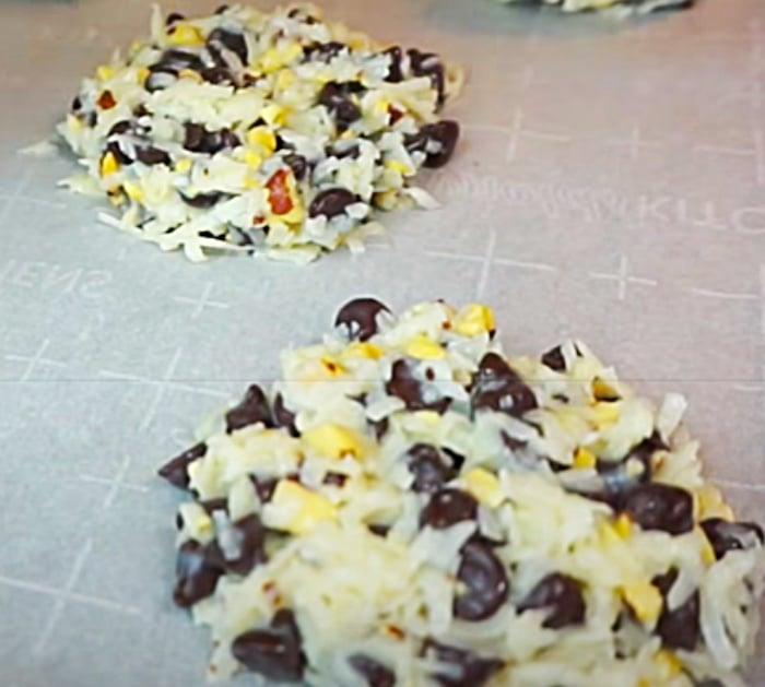 Cook Almond Joy Cookies On Parchment Paper