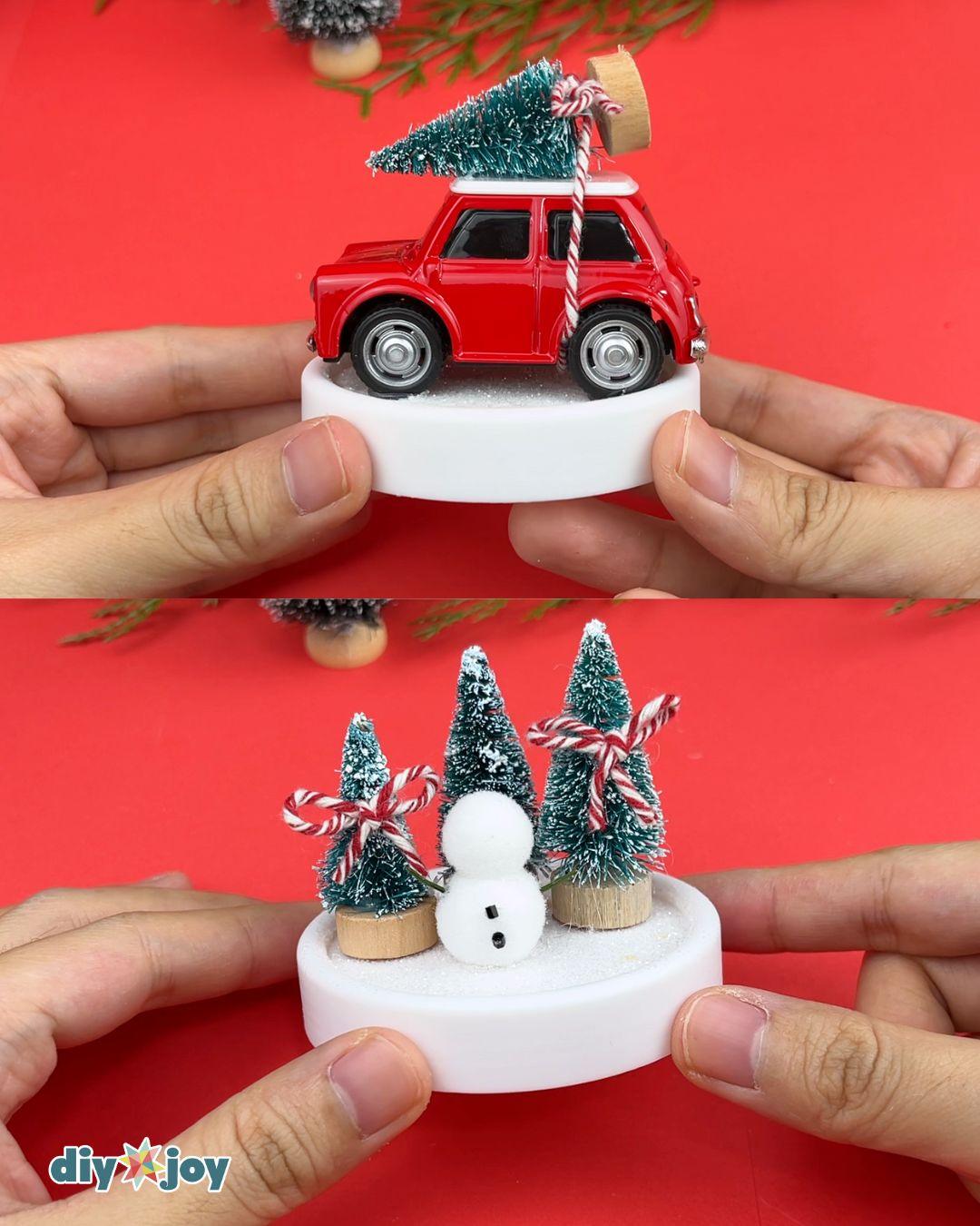 Snow Globe Gift Card Holder — diy snow globe without water