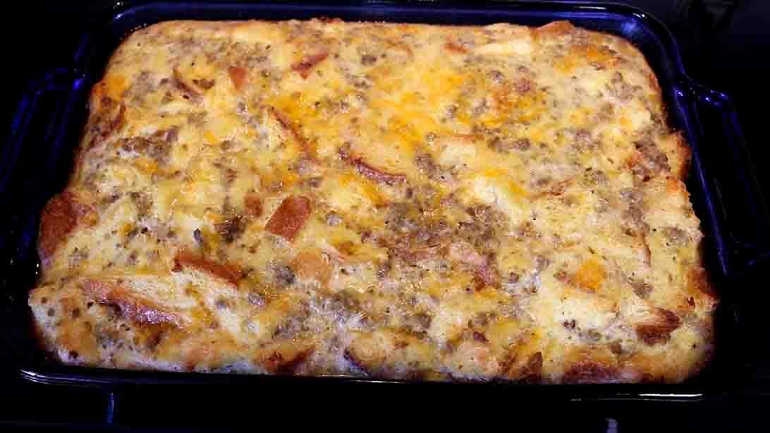 Overnight Christmas Egg Casserole Recipe