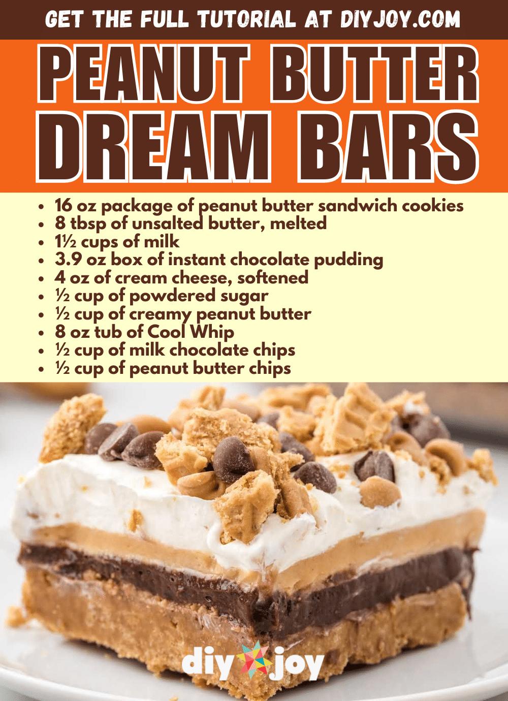 Peanut Butter Dream Bars