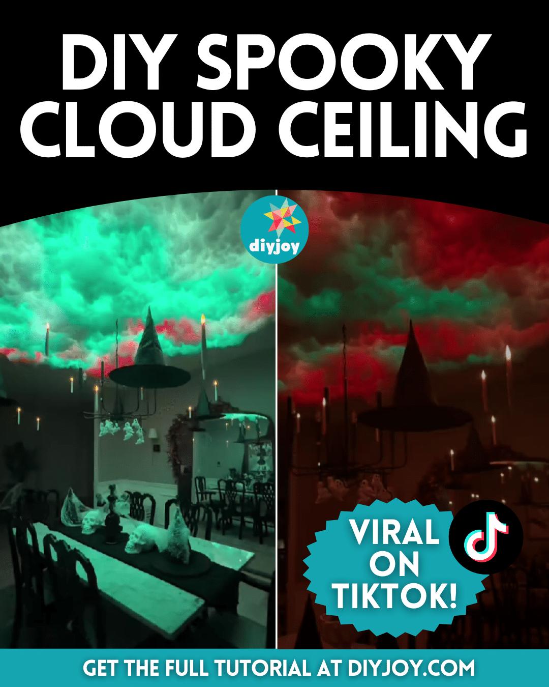 Viral TikTok DIY Spooky Cloud Ceiling