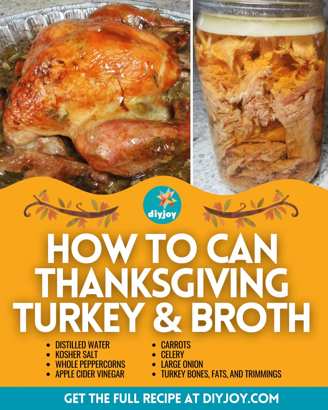 How to Can Thanksgiving Turkey & Broth