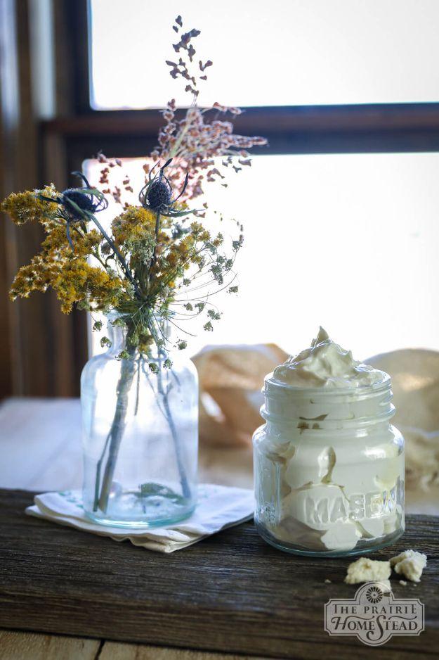 Whipped Body Butter, a natural skincare formula, flexible enough to swap in whatever oils are on hand