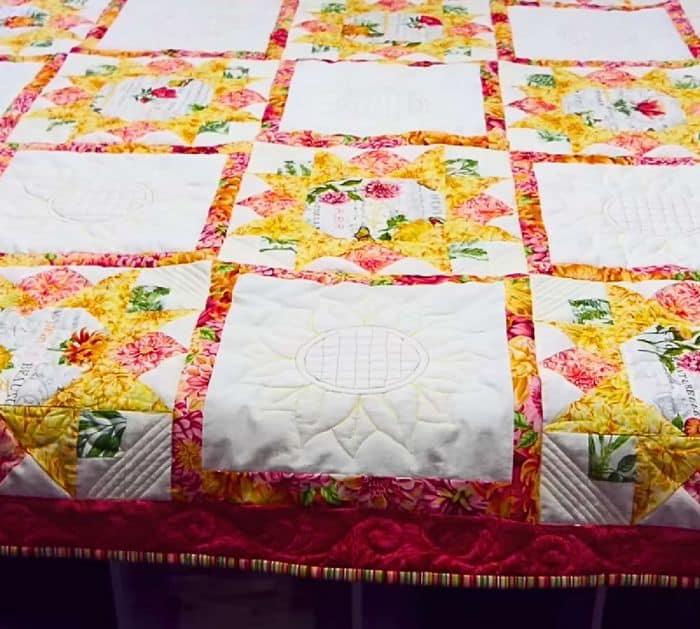 Easy Sunflower Quilt Project Ideas