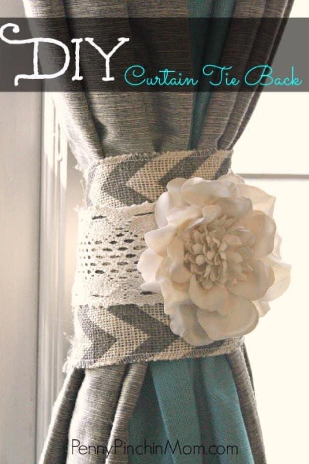 DIY Curtain Tie Backs, a quick living room refresh, and a fix that outlasts most store bought options