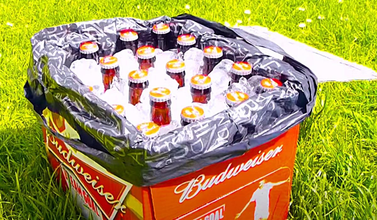 DIY Beer Carton Cool Box