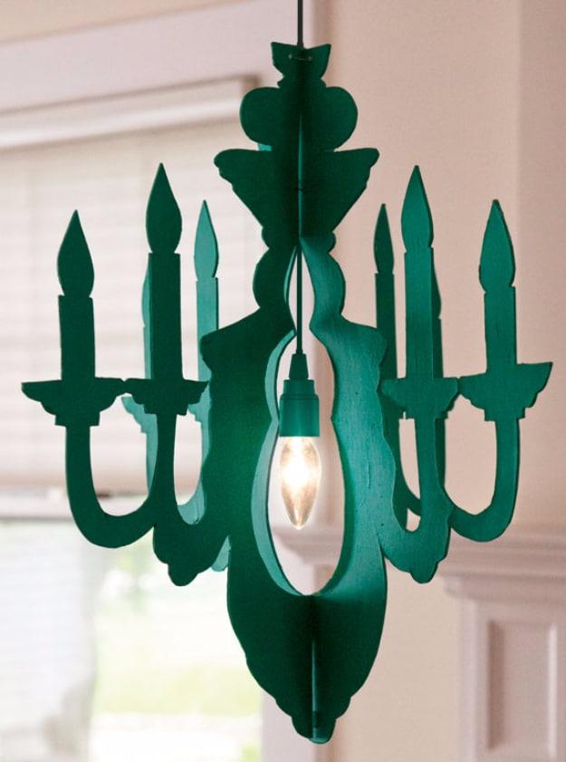 Cardboard Chandelier, a creative DIY chandelier worth making for the home and an idea worth saving for later
