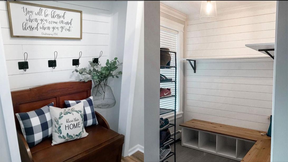 DIY Shiplap Wall for Under $20