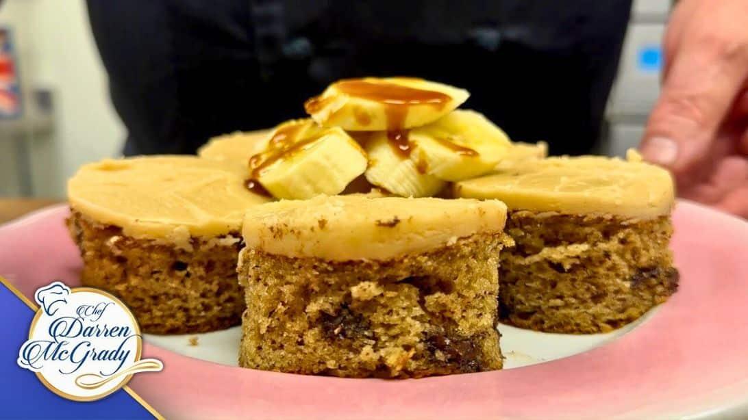 Salted Caramel Banana Cake