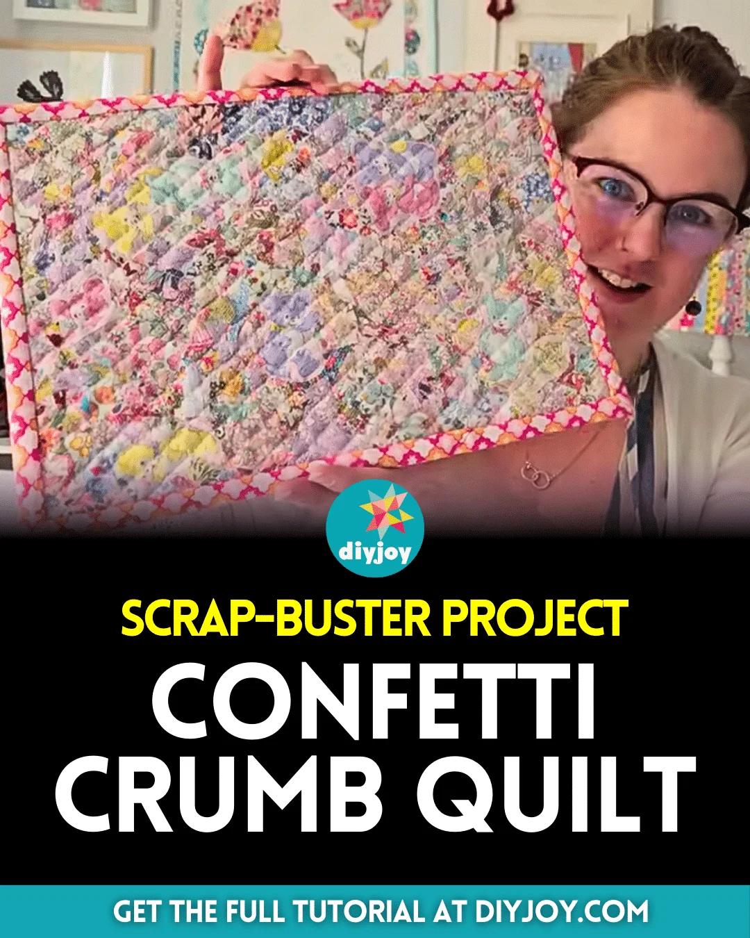Easy Confetti Crumb Quilting Tutorial