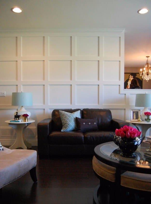DIY Paneled Walls, a weekend renovation hack, speedy enough to squeeze in before walking out the door