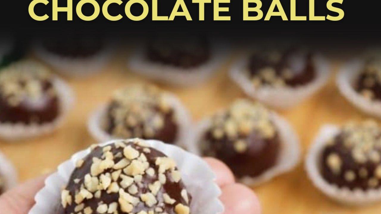 3-Ingredient No-Bake Chocolate Balls Recipe