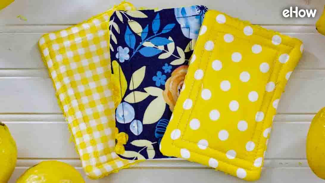 DIY Reusable Kitchen Sponges Tutorial