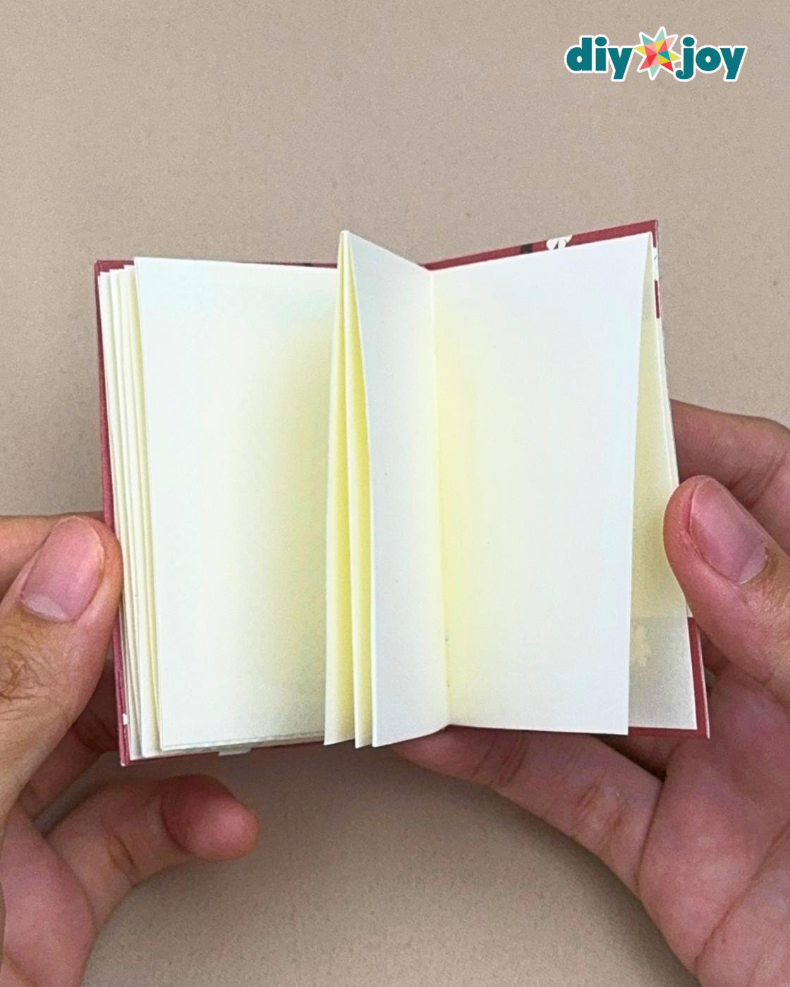 Mini Notebook — easy scrap paper mini notebook tutorial