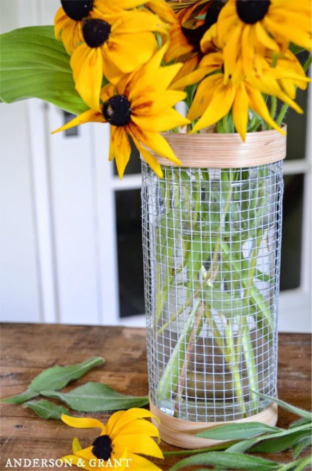 Hardware Cloth Vase, forgiving enough for shaky first cuts and a look that outshines anything off a shelf