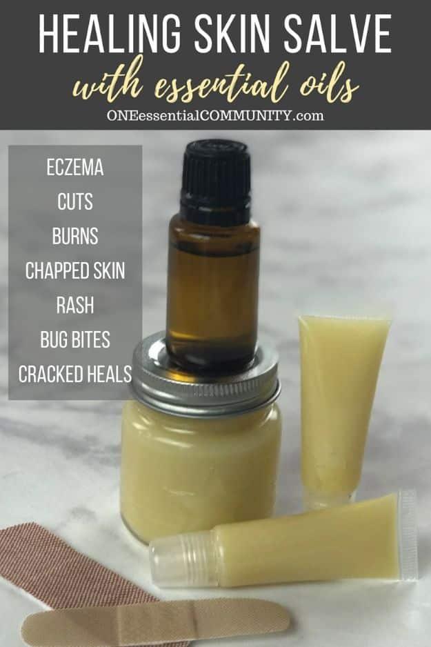 Homemade Essential Oil Healing Salve, simple enough for a first try and a smart way to add personality to a room