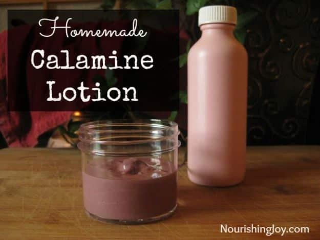 Homemade Calamine Lotion, a home remedy, fast enough to finish tonight and a result that photographs beautifully