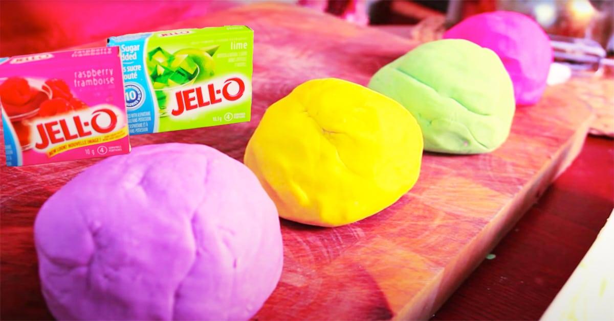 How To Make Playdoh With Jello