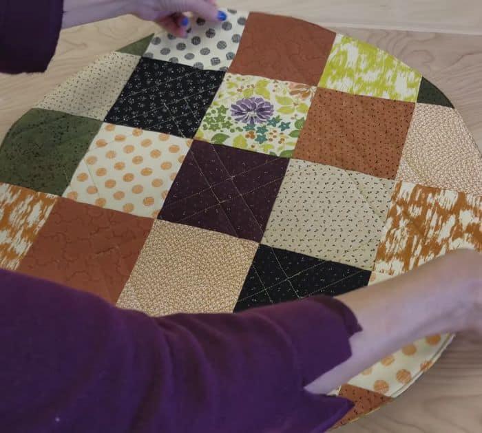 How To Make Quilted Round Table Topper