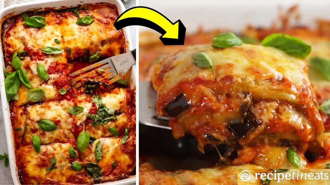 Easy 6-Ingredient Eggplant Parmigiana Recipe