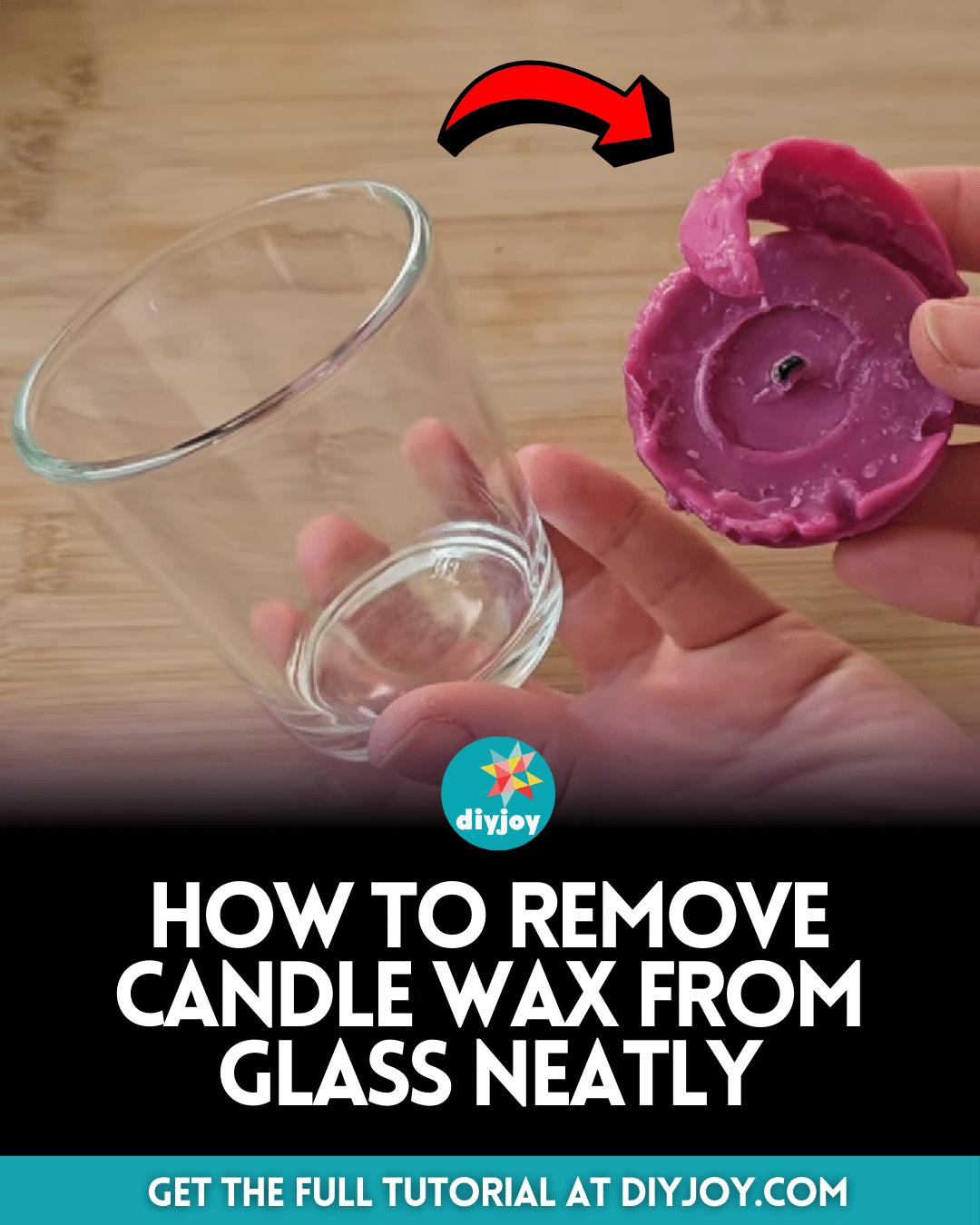 How to Remove Candle Wax From Glass Neatly