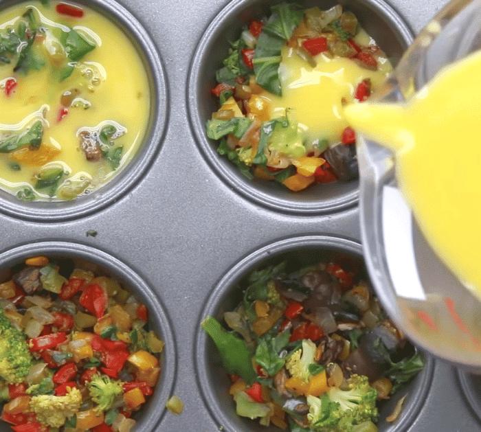 Healthy Breakfast Egg Muffins Ingredients