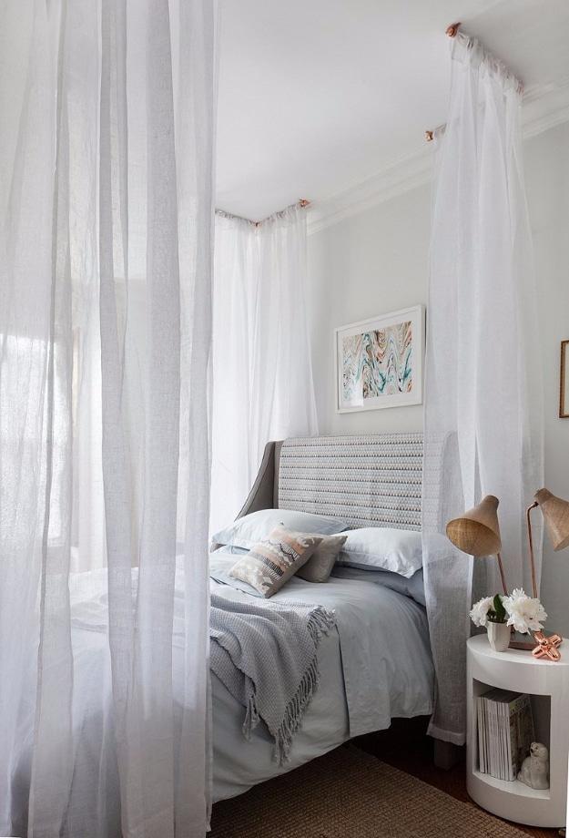 Shabby Chic Decor and Bedding Ideas - Dream Canopy Bed Project - Rustic and Romantic Vintage Bedroom, Living Room and Kitchen Country Cottage Furniture and Home Decor Ideas. Step b